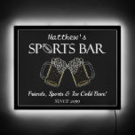 Friends, Sports & Beer - Sports Bar LED Sign<br><div class="desc">Friends,  Sports & Beer - Sports Bar LED Sign.   For this size only,  other sizes in this shop.  Design by Claudine Boerner.  Copyright (c) 2023 Claudine Boerner and its licensors. All rights reserved.</div>