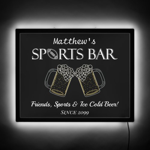 Friends Sports  Beer _ Sports Bar LED Sign