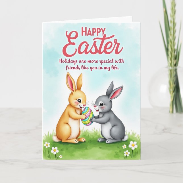 Friends Springtime Celebration Card (Front)