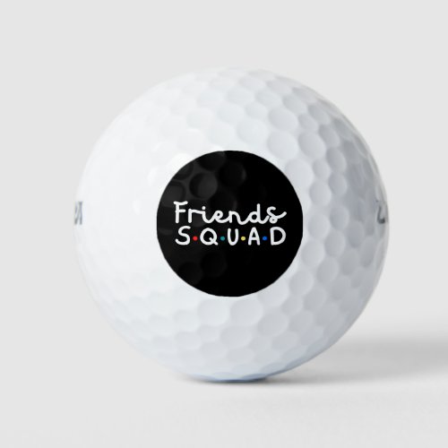 Friends Squad Golf Balls