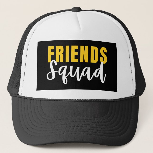 Friends Squad Trucker Hat (Front)