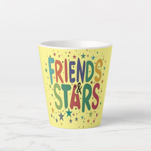 Friends  Stars Latte Mug