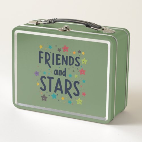 Friends  Stars Metal Lunch Box