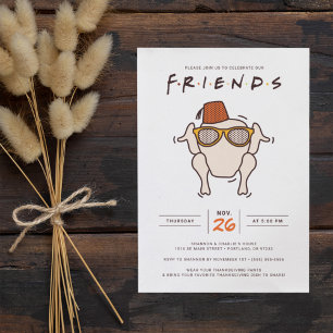 FRIENDS T.V. Series   Friendsgiving Party Invitation