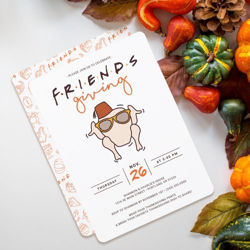 Friends TV Series  Friendsgiving Party Invitation