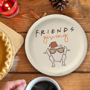 Friends T.V. Series Friendsgiving Party Paper Plates