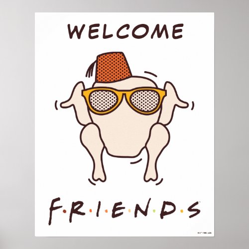 Friends TV Series  Friendsgiving Party Welcome Poster