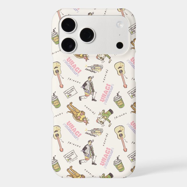 FRIENDS™ Tan Cartoon Pattern Case-Mate iPhone Case (Back)
