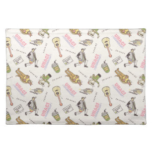 FRIENDS™ Tan Cartoon Pattern Cloth Placemat