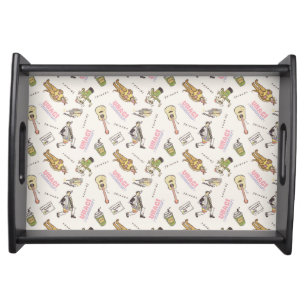 FRIENDS™ Tan Cartoon Pattern Serving Tray
