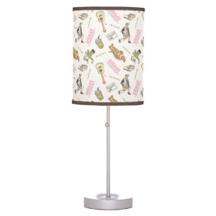 FRIENDS™ Tan Cartoon Pattern Table Lamp