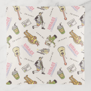 FRIENDS™ Tan Cartoon Pattern Trinket Tray