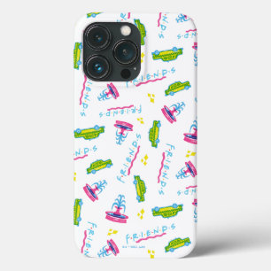 FRIENDS™ Taxi and Water Fountain Pattern iPhone 13 Pro Case