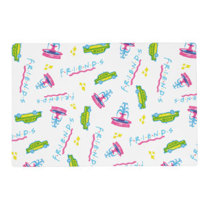FRIENDS™ Taxi and Water Fountain Pattern Placemat