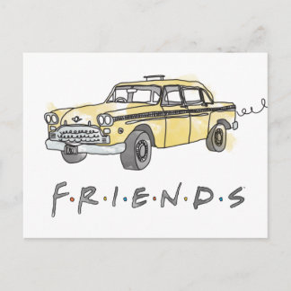 FRIENDS™ | Taxi Cab Invitation Postcard
