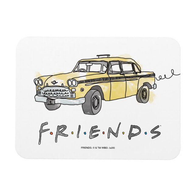 FRIENDS™ | Taxi Cab Magnet (Horizontal)