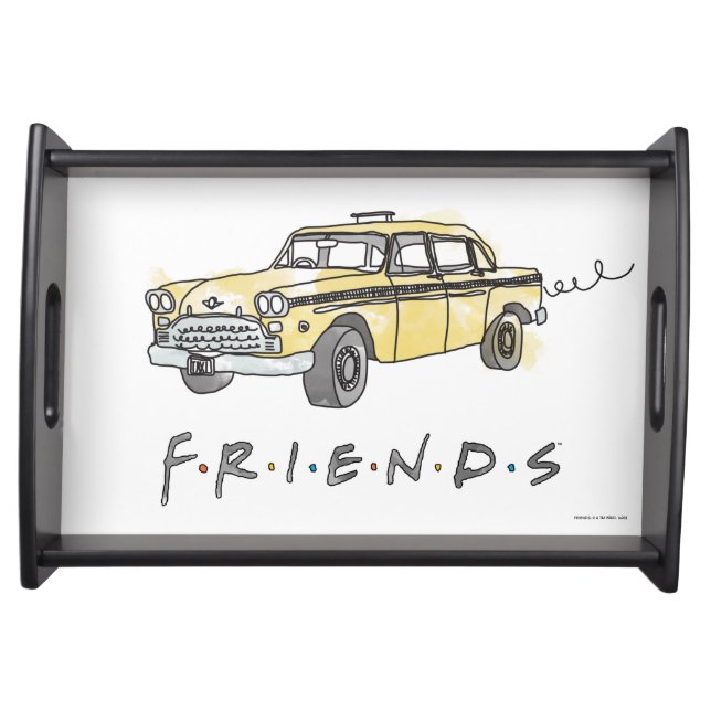 FRIENDS™ | Taxi Cab Serving Tray (Front)