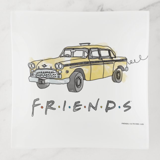 FRIENDS™ | Taxi Cab Trinket Tray (Front)