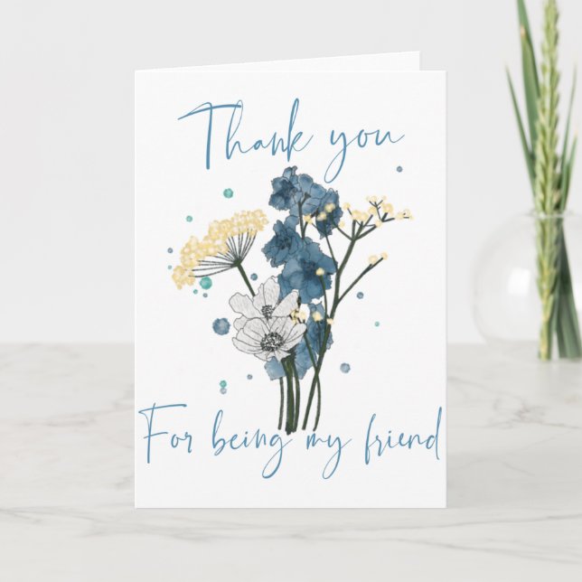  Friends Thank You Card (Front)