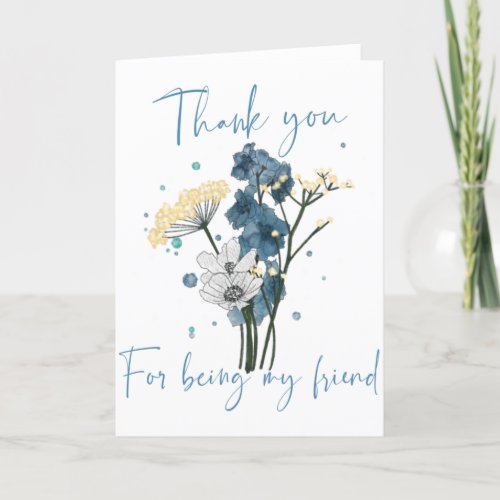  Friends Thank You Card