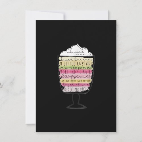 Friends Thanksgiving Rachels Trifle Friends Funny Invitation