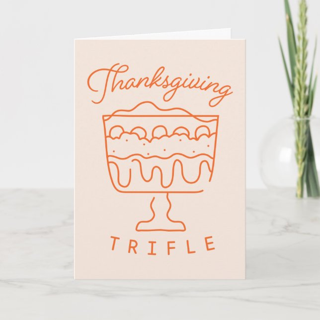 FRIENDS™ | Thanksgiving Trifle Card (Front)