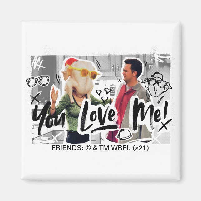 FRIENDS™ | Thanksgiving Turkey Head Monica Magnet (Front)