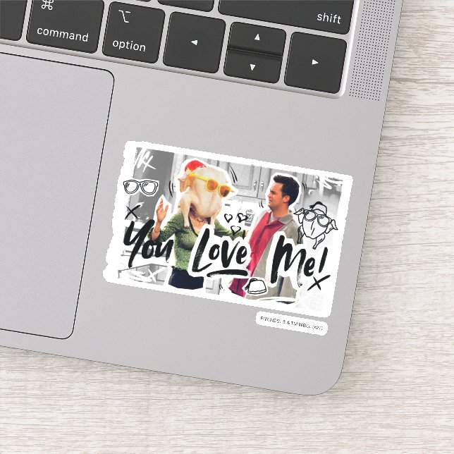 FRIENDS™ | Thanksgiving Turkey Head Monica Sticker (Detail)