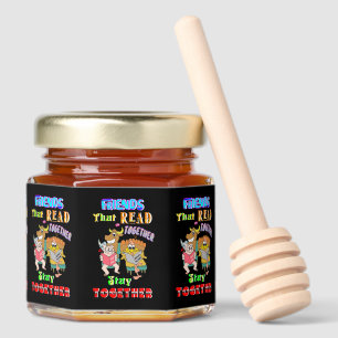 Friends That Read Together Stay Together Honey Jar Favors