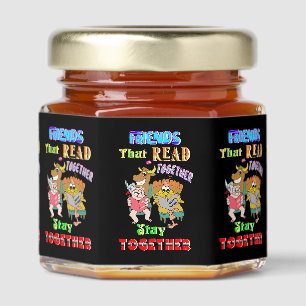 Friends That Read Together Stay Together Honey Jar Favors
