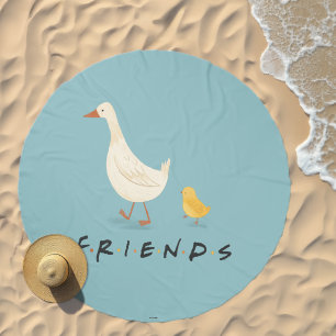 FRIENDS™ The Chick and the Duck Beach Towel