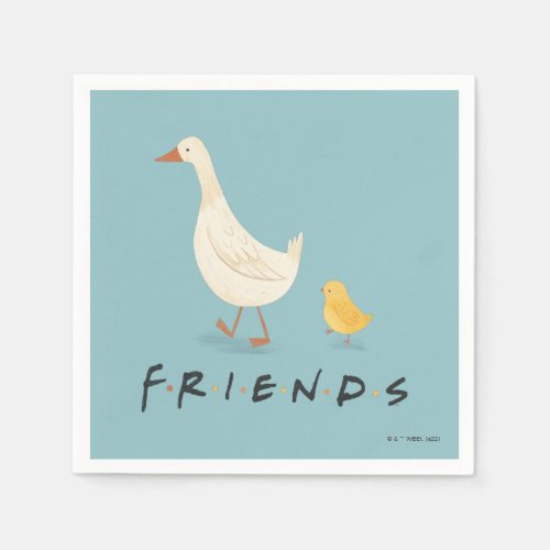 FRIENDS  The Chick and the Duck Napkins