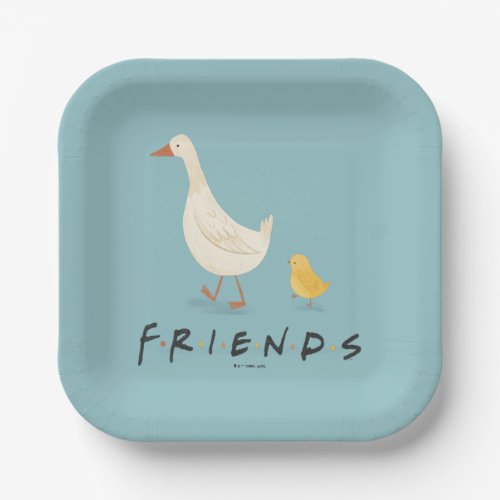 FRIENDS  The Chick and the Duck Paper Plates