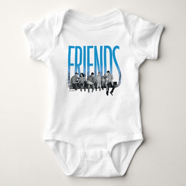 FRIENDS™ | The Gang Baby Bodysuit (Front)
