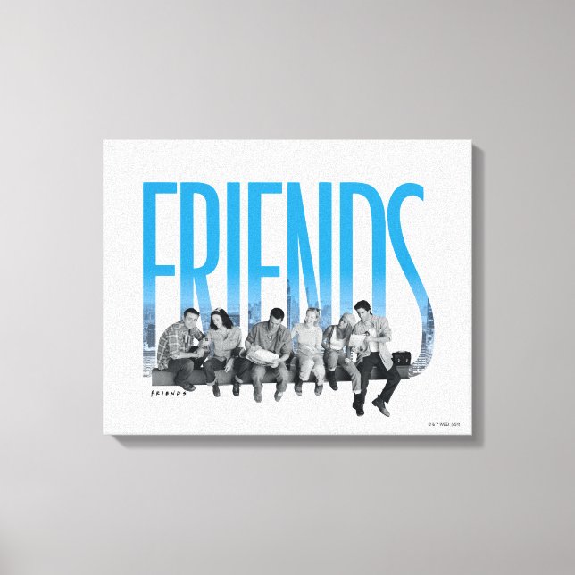FRIENDS™ | The Gang Canvas Print (Front)