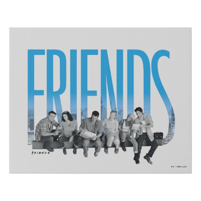 FRIENDS™ | The Gang Faux Canvas Print (Front)