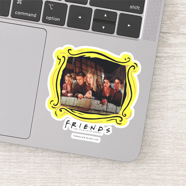 FRIENDS™ | The Gang on the Balcony Sticker (Detail)