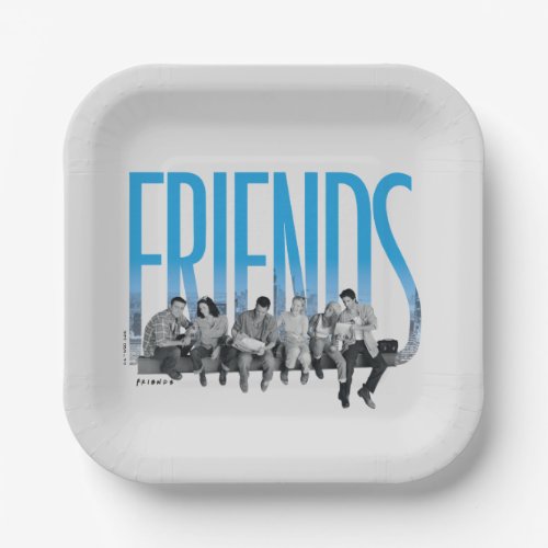 FRIENDS  The Gang Paper Plates