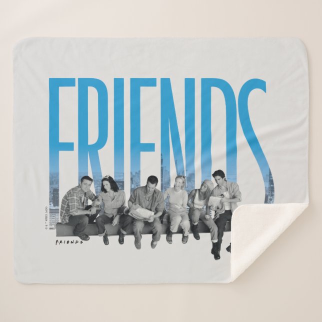 FRIENDS™ | The Gang Sherpa Blanket (Front (Horizontal))