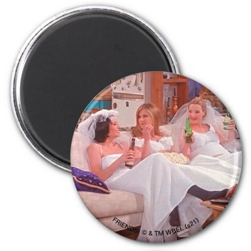 FRIENDS  The Girls in Wedding Dresses Magnet