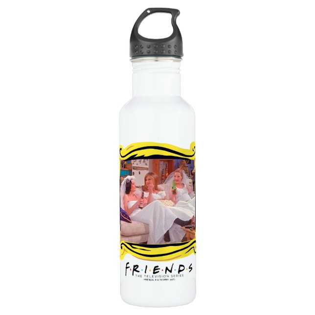 FRIENDS™ | The Girls in Wedding Dresses Stainless Steel Water Bottle (Front)