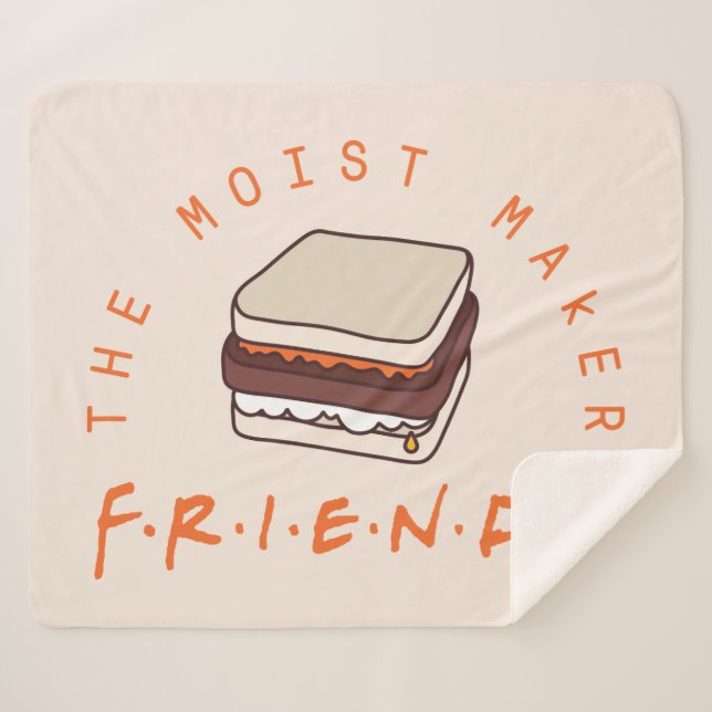 FRIENDS™ | The Moist Maker Sherpa Blanket (Front (Horizontal))