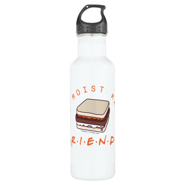 FRIENDS™ | The Moist Maker Stainless Steel Water Bottle (Front)