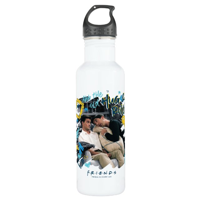 FRIENDS™ | The Old Hug & Roll Stainless Steel Water Bottle (Front)
