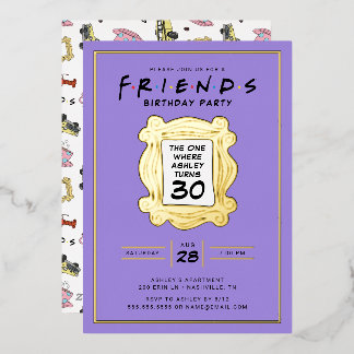 FRIENDS™ | The One With the 30th Birthday Foil Invitation