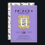 FRIENDS™ | The One With the 40th Birthday Invitation<br><div class="desc">Celebrate your 40th birthday with this FRIENDS™- themed invitation,  inspired by the iconic TV show. Personalize it with your party details to create a memorable invite that will delight fans of the series. Ideal for adding a touch of 90s nostalgia to your milestone celebration.</div>