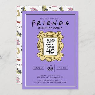 FRIENDS™ The One With the 40th Birthday Invitation