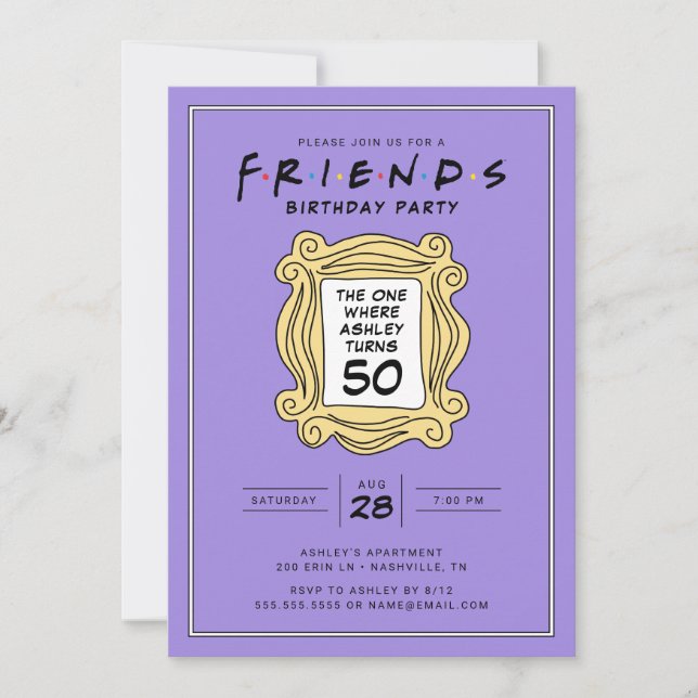FRIENDS™ | The One With the 50th Birthday Invitation (Front)
