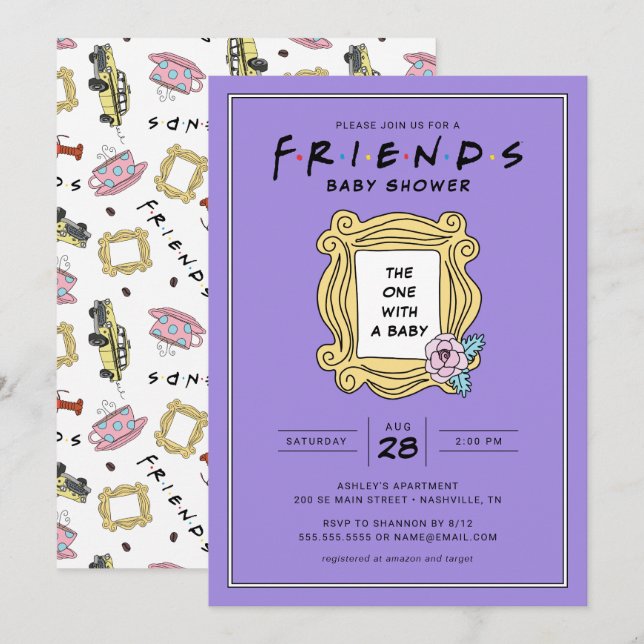 FRIENDS™ | The One With the Baby Shower Invitation (Front/Back)