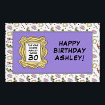 FRIENDS™ | The One With the Birthday Foam Board<br><div class="desc">Celebrate your Birthday with FRIENDS™. This banner feature all your favorite FRIENDS™ icons. Personalize by adding your name and age!</div>